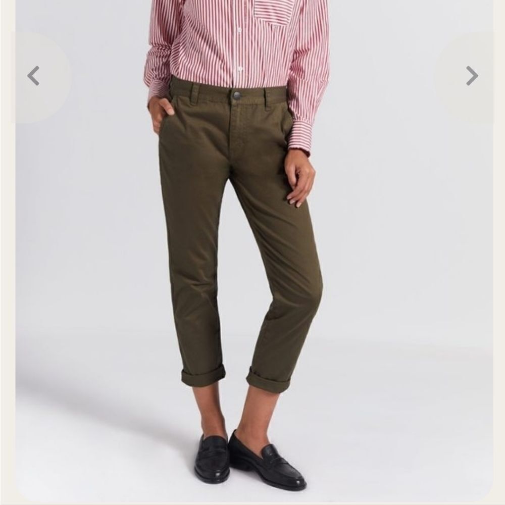 Current/Elliott The Confidant in Army Green Pants Size 26
